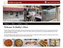 Tablet Screenshot of dudleyspizza.com